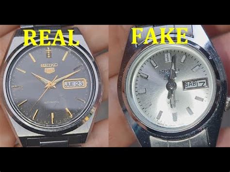 how to detect fake seiko watches|authentic seiko 5 automatic watch.